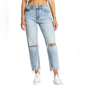 DAZE Straight Up High Rise Straight‎ Leg Jean Size 30